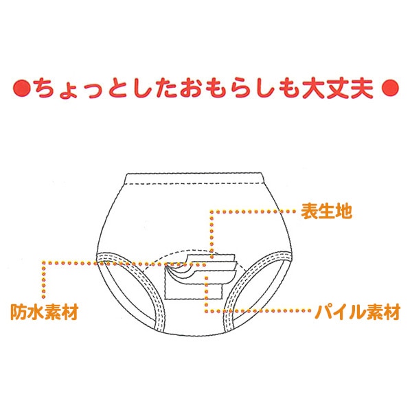 2枚組スムーストレーニングブリーフ（トミカ）