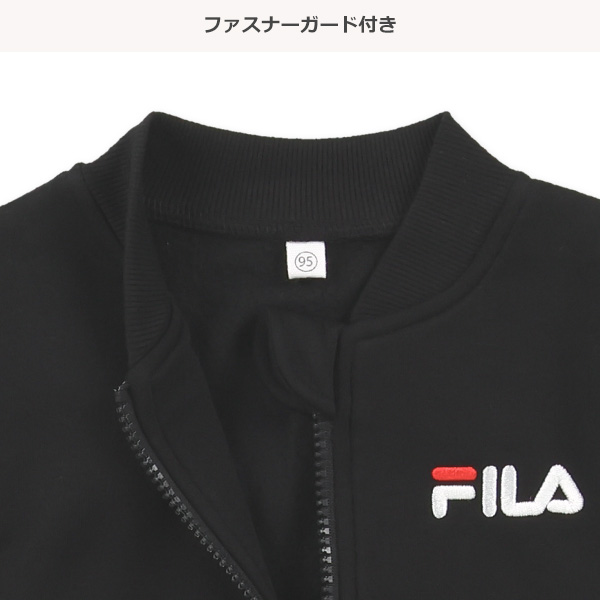 FILA）裏起毛胸刺繍ロゴジャケット