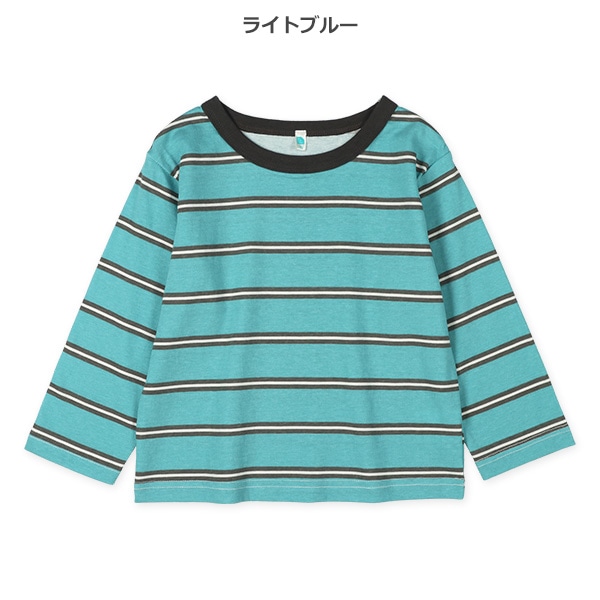 マルチボーダー長袖Tシャツ