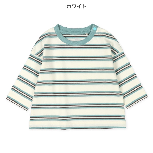 マルチボーダー長袖Tシャツ