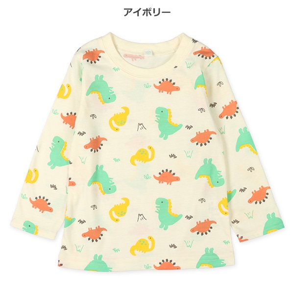 恐竜・くるまカラフル長袖Tシャツ | ベビー服・子供服・マタニティ通販