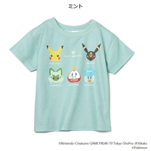 ポリエステルメッシュ半袖Tシャツ（ポケモン）