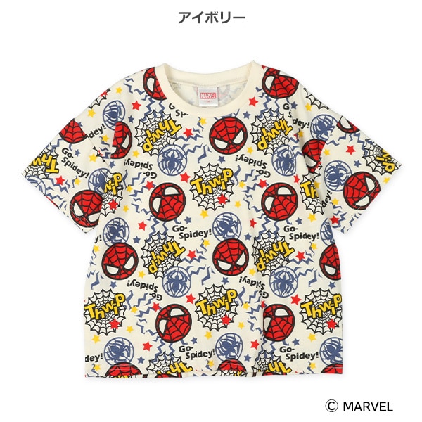 総柄半袖Tシャツ（スパイダーマン）