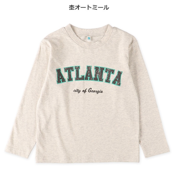 カレッジロゴ長袖Tシャツ