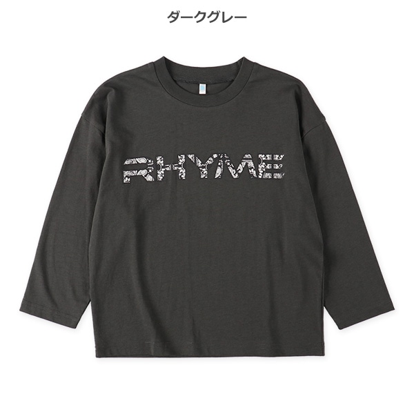 ペイズリーロゴプリント長袖Tシャツ