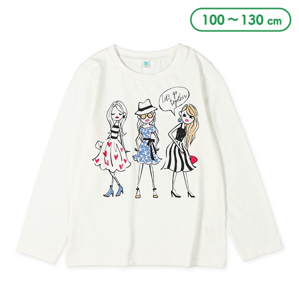 おしゃれガールズ長袖Tシャツ | ベビー服・子供服・マタニティ通販