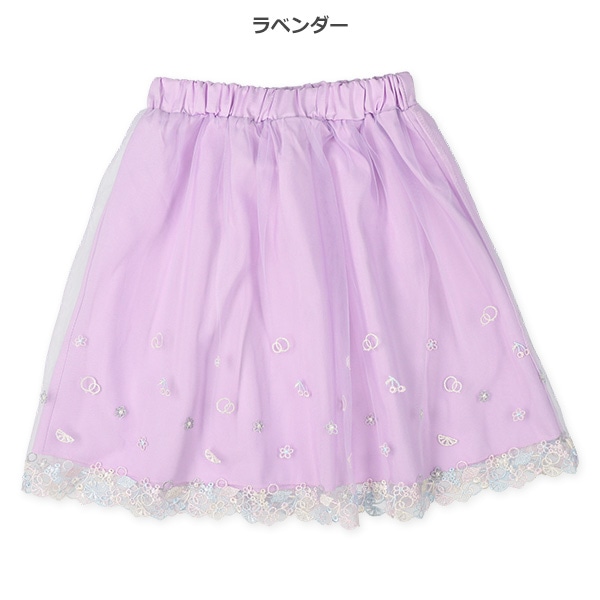 裾刺繍チュールスカート | ベビー服・子供服・マタニティ通販 | 西松屋