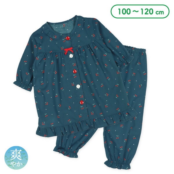 おけいこ7分袖パジャマ（チェリー） | ベビー服・子供服・マタニティ