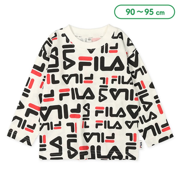 FILA）ロゴ総柄長袖Tシャツ | ベビー服・子供服・マタニティ通販