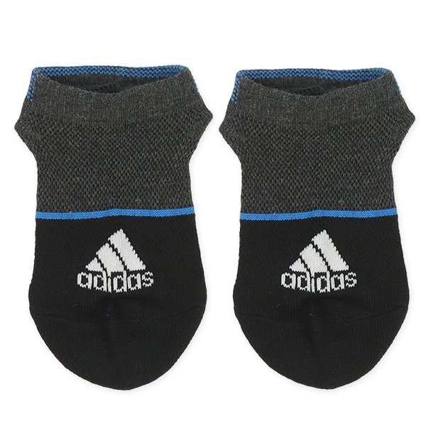 adidas）3足組キッズローカットソックス（フロントロゴ）