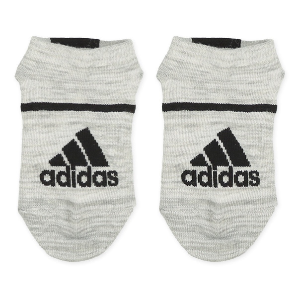 adidas）3足組キッズローカットソックス（ロゴライン）