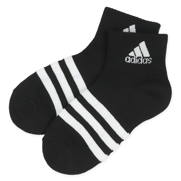 adidas）3足組キッズショート丈ソックス（ボーダー）