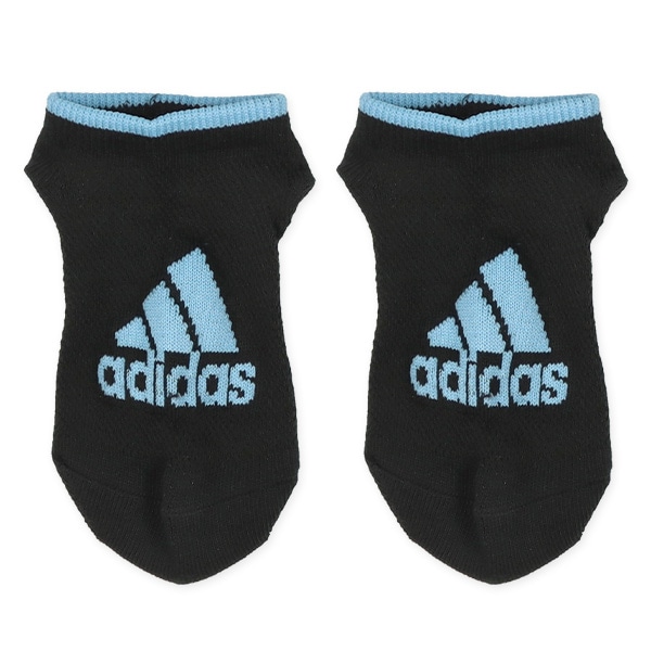 adidas）3足組キッズローカットソックス（カラーロゴ）