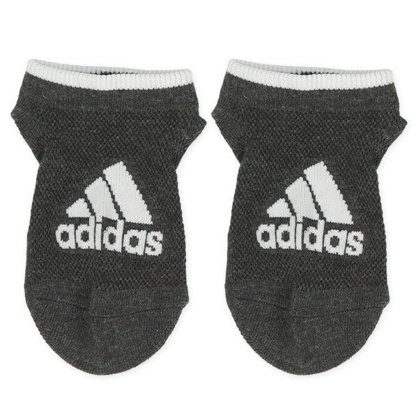 adidas）3足組キッズローカットソックス（カラーロゴ）