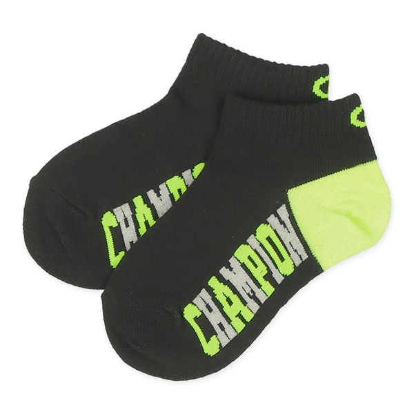 Champion）3足組キッズローカットソックス（切り替え）