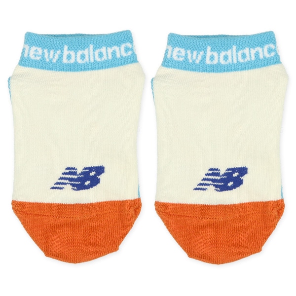 NewBalance）3足組キッズローカットソックス（足底星）