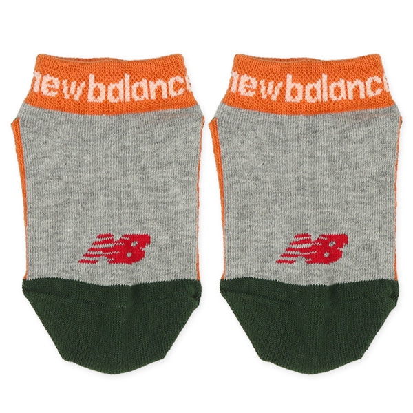 NewBalance）3足組キッズローカットソックス（足底星）