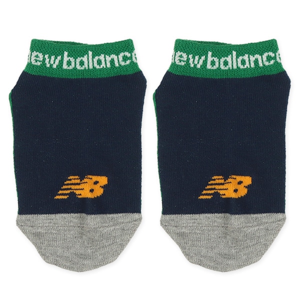 NewBalance）3足組キッズローカットソックス（足底星）