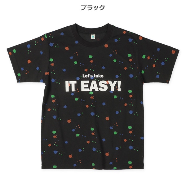 ネオン総柄半袖Tシャツ