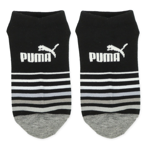 PUMA）3足組スクールローカットソックス（つま先ライン）