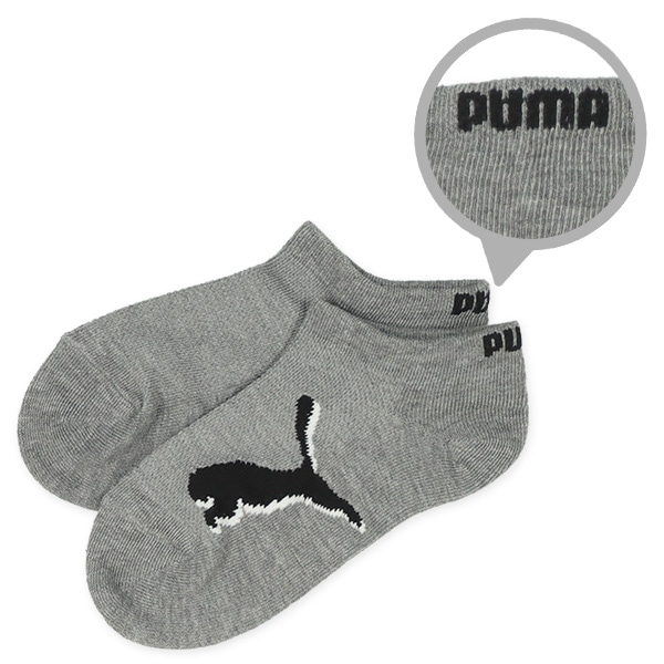 PUMA）3足組スクールローカットソックス（バックロゴ）