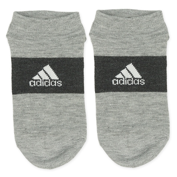 adidas）3足組スクールローカットソックス（ロゴ切り替え）