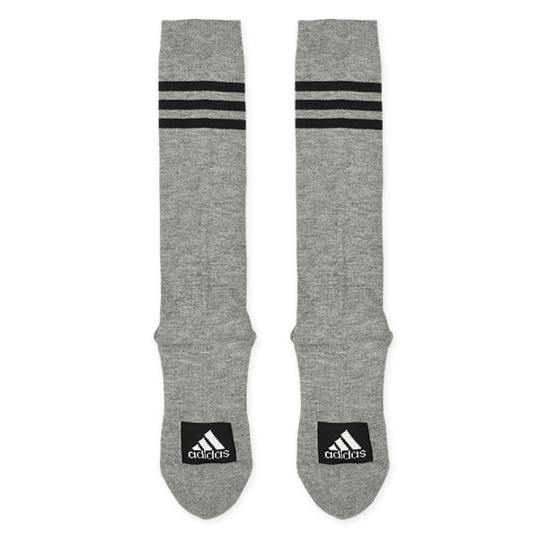 adidas）2足組底パイルスクールハイソックス（3ライン）