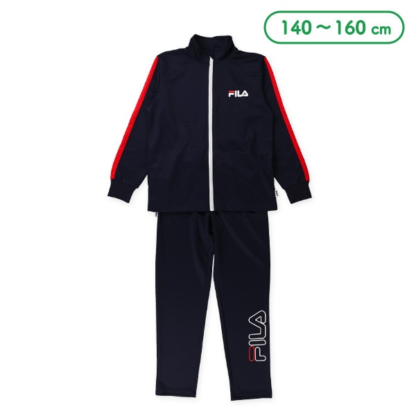 FILA）袖ラインジャケット＆パンツセット