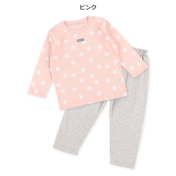 2枚組半袖+長袖パジャマ（うさぎ・ドット） | ベビー服・子供服