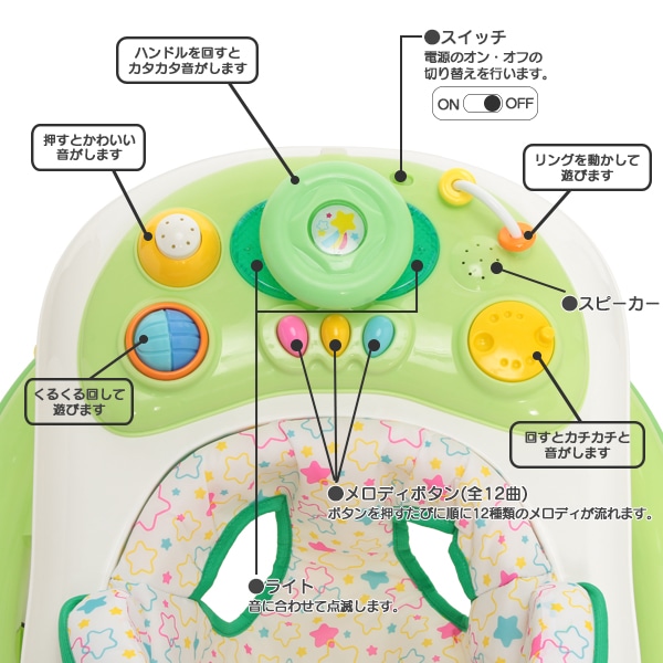 西松屋 SmartAngelエンジョイウォーカー ステップ２ ピンク - その他