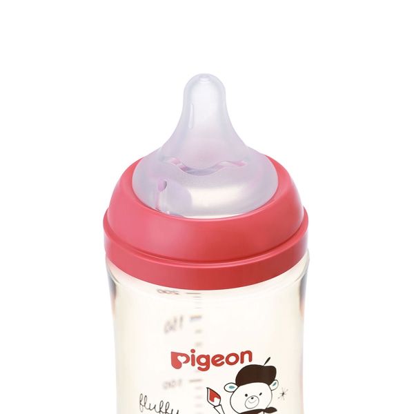 Pigeon）母乳実感 プラスチック製哺乳びん 240ml（BEAR）