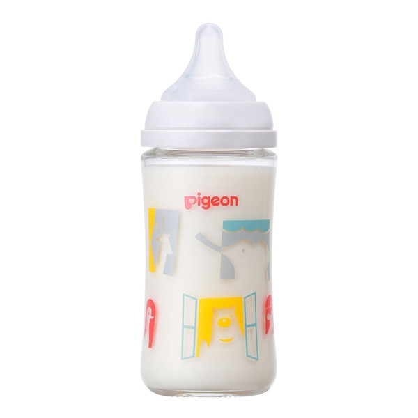 Pigeon）母乳実感 哺乳びん ガラス製240ml（ZOO）