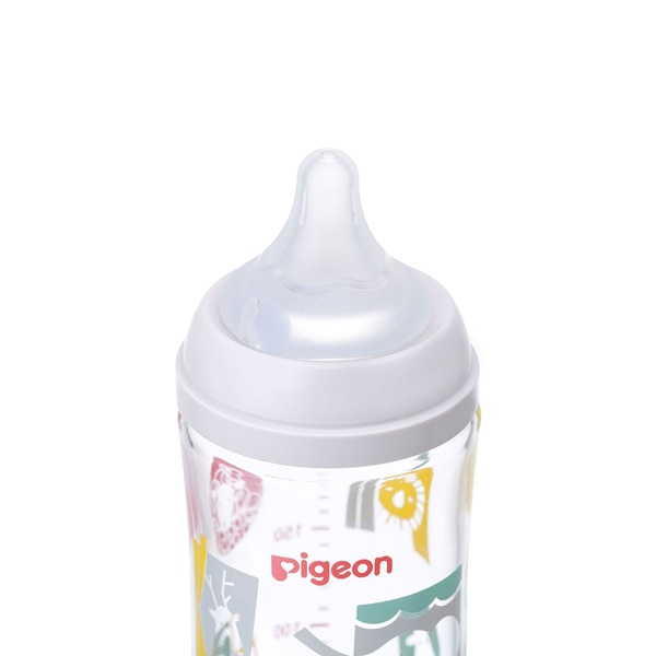 Pigeon）母乳実感 哺乳びん ガラス製240ml（ZOO）