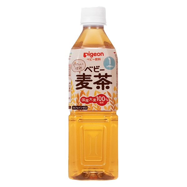 Pigeon）ベビー麦茶 500ml 24本入り（4本×6セット）（1ケース）