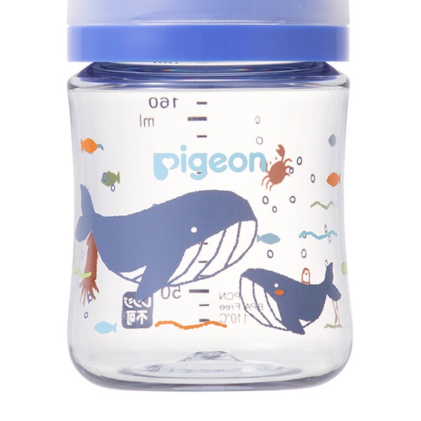 Pigeon）母乳実感 哺乳びん プラスチック製 160ml（SEA）