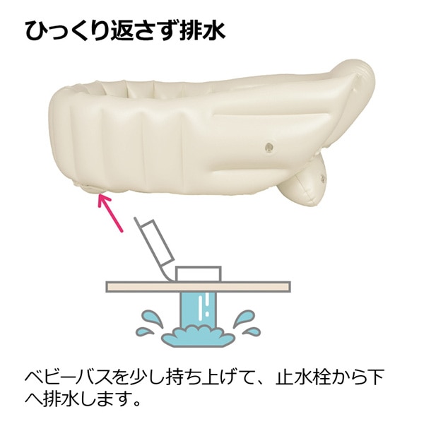 リッチェル） ふかふかベビーバスK ベージュ